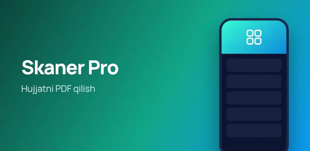 Skaner Pro — hujjatni PDF qilish
