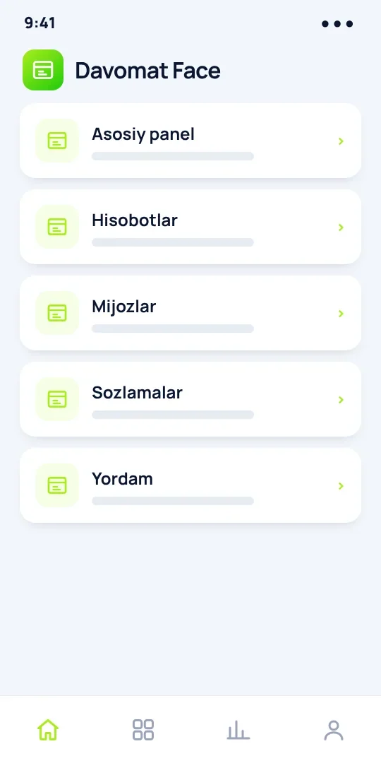 Davomat Face — yuz orqali davomat — 2