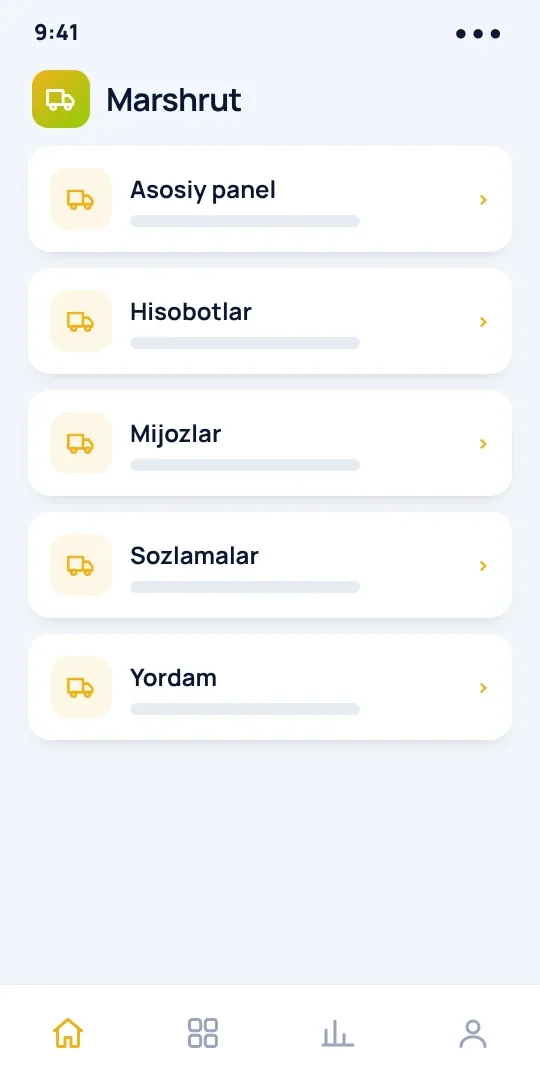 Marshrut — haydovchilar GPS nazorati — 2