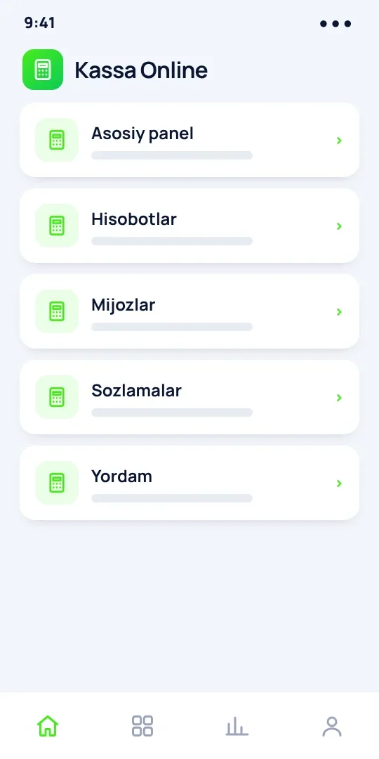 Kassa Online — fiskal kassa ilovasi — 2