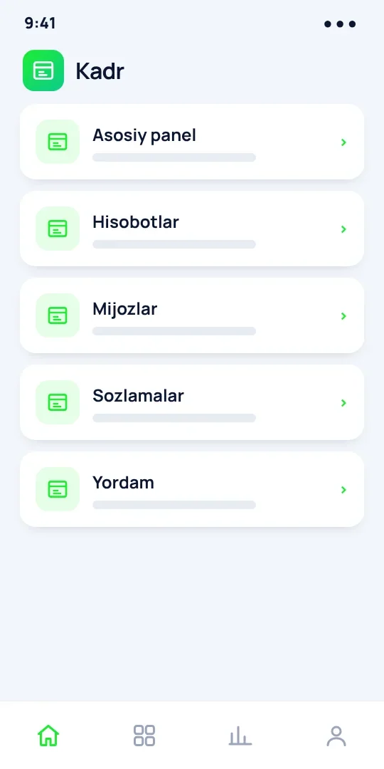 Kadr — xodimlar bazasi — 2