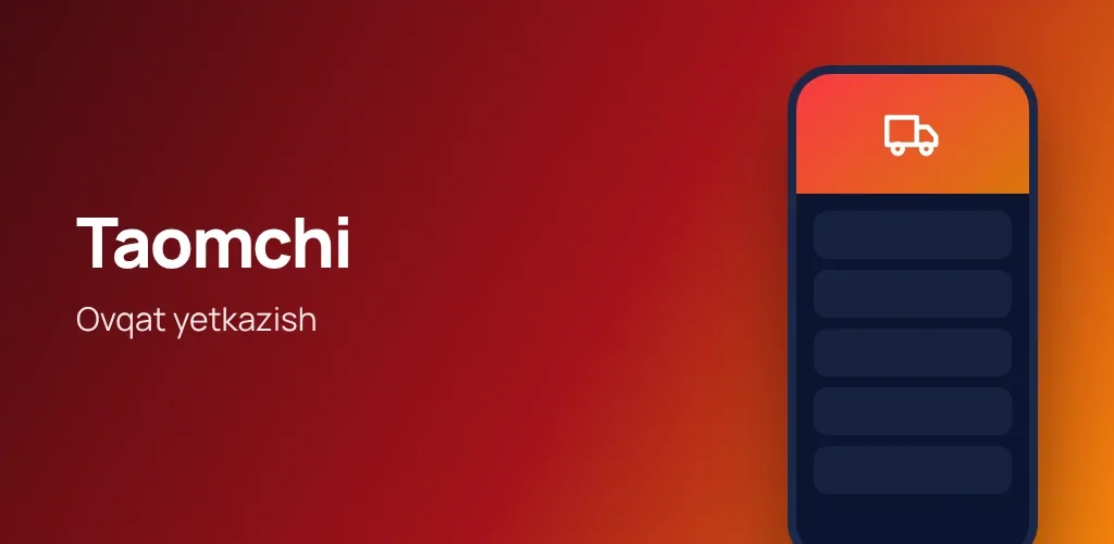 Taomchi — ovqat yetkazish