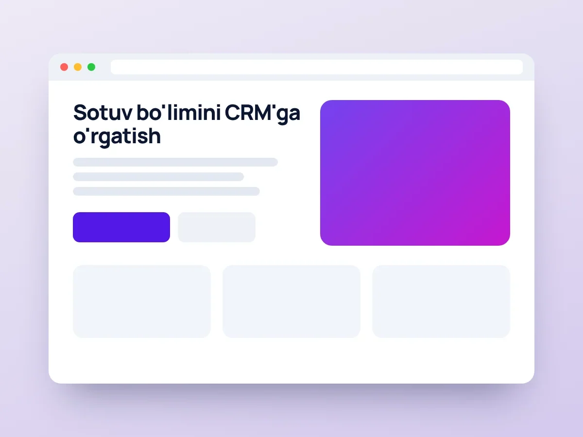 CRM Expert — Portfolio 3