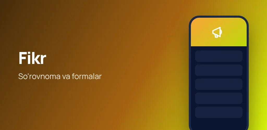 Fikr — so'rovnoma va formalar