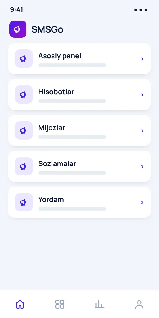 SMSGo — ommaviy SMS va email — 2